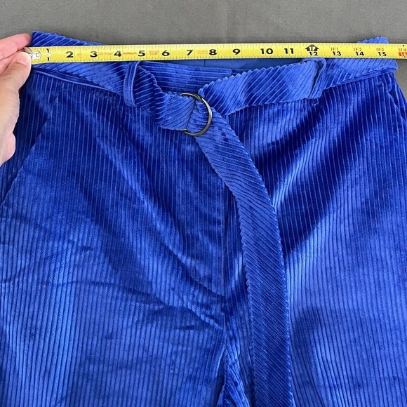 NWOT COS Royal Blue Women’s Corduroy Wide Leg Pants Size 10 - Picture 8 of 11